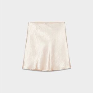 Aritzia Babaton NWT Mini Slip Skirt Nude